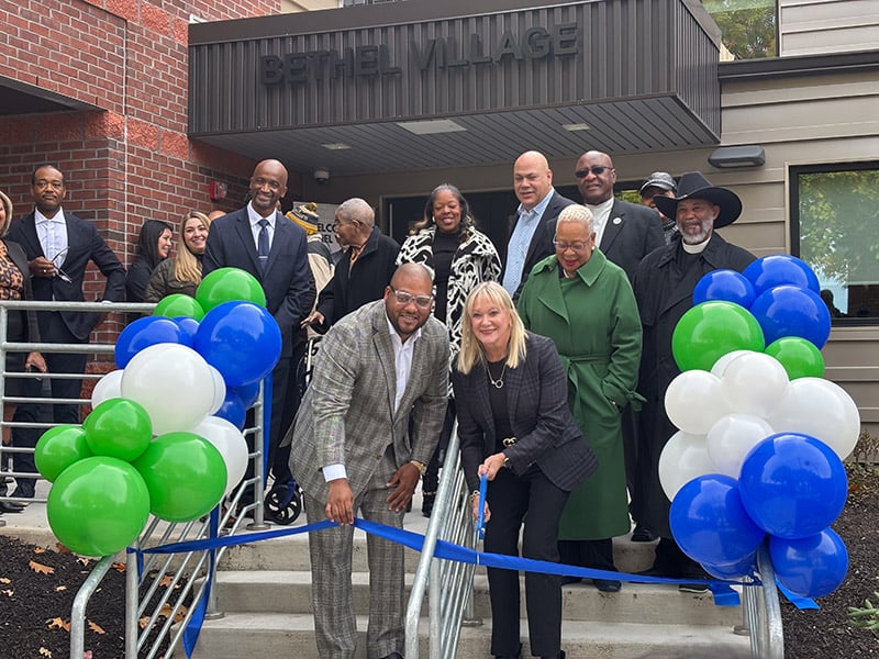 Ribbon cutting event